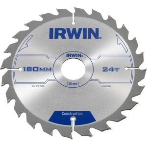 IRWIN 180mm Model Płyta do cięcia w budownictwie - 24T ATB IRWIN 180mm Model Płyta do cięcia w budownictwie - 24T ATB