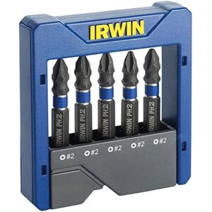 IRWIN Impact Screwdriver Set - 5 Phillips Bits IRWIN Impact Screwdriver Set - 5 Phillips Bits
