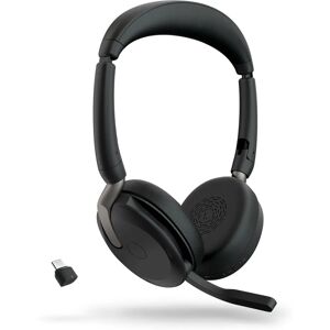 Jabra Evolve2 65 Headphones - Wireless Bluetooth Office Headset Jabra Evolve2 65 Headphones - Wireless Bluetooth Office Headset