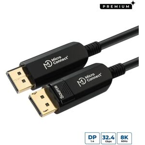 MicroConnect Premium DisplayPort 1.4 Kabel 10M Sort - DisplayPort Kabel MicroConnect Premium DisplayPort 1.4 Kabel 10M Sort - DisplayPort Kabel