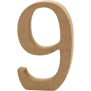 Creativ Company 56347 Chiffre Décoratif - Numéro en Bois Creativ Company 56347 Chiffre Décoratif - Numéro en Bois