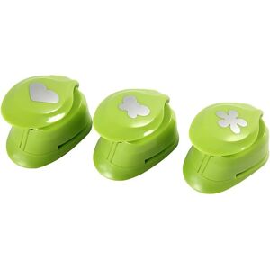 CC Hobby Papirhullere - 25mm Blomst Sommerfugl Hjerte - Sæt CC Hobby Papirhullere - 25mm Blomst Sommerfugl Hjerte - Sæt