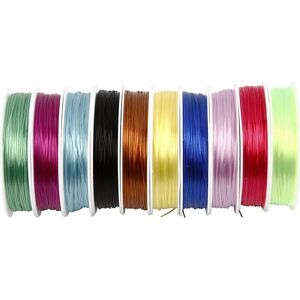 CC Hobby Elastic Beading Cord - 1mm Flat 10x25m - Jewelry Making CC Hobby Elastic Beading Cord - 1mm Flat 10x25m - Jewelry Making