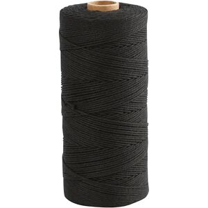 CC Hobby Cotton Twine - 315m, 1mm, Black - Thin Quality CC Hobby Cotton Twine - 315m, 1mm, Black - Thin Quality