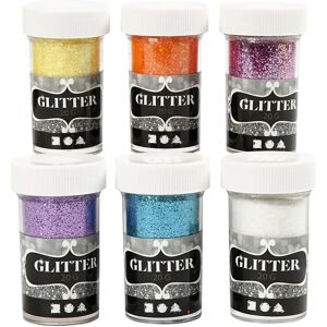 Diverse Glitter - 6 pastel colors - 20 g each - Craft Glitter Diverse Glitter - 6 pastel colors - 20 g each - Craft Glitter