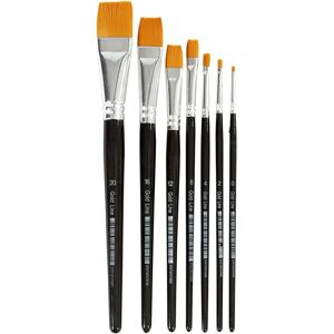 Creativ Company 10247 Pinceau d'artiste - Plat, Taille 0-20 - Pinceaux - Publicité Creativ Company 10247 Pinceau d'artiste - Plat, Taille 0-20 - Pinceaux - Publicité