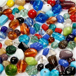 CC Hobby Glass Beads - 7-18mm Assorted Colors - 600 pcs CC Hobby Glass Beads - 7-18mm Assorted Colors - 600 pcs