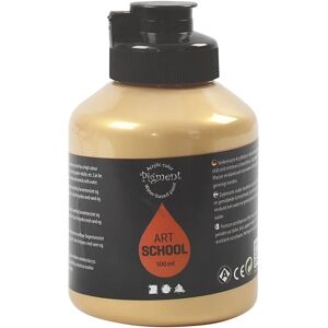 Pigment Art School Paint - Gold - Opaque - 500ml - Paint Pigment Art School Paint - Gold - Opaque - 500ml - Paint