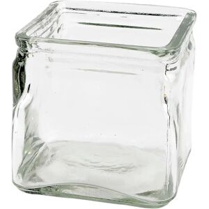 CC Hobby Firkantet lysestage - 10x10cm - Glas CC Hobby Firkantet lysestage - 10x10cm - Glas