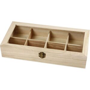 Creativ Company CCH-57728 Storage Box with Glass Lid - Storage Creativ Company CCH-57728 Storage Box with Glass Lid - Storage