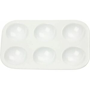 Creativ Company 100288 Palette en plastique blanc - Palette de peinture Creativ Company 100288 Palette en plastique blanc - Palette de peinture