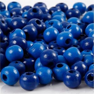 CC Hobby Holzperlen - 8 mm Durchmesser, Blau, 80 Stück CC Hobby Holzperlen - 8 mm Durchmesser, Blau, 80 Stück