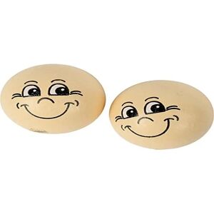 CC Hobby Teste Pelle Chiara - Decorazione in Legno - 22mm, 10 pezzi CC Hobby Teste Pelle Chiara - Decorazione in Legno - 22mm, 10 pezzi