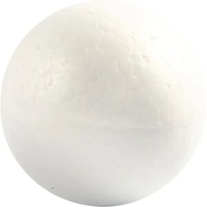 CC Hobby Polystyrolkugeln - Weiß, 5cm, Packung 5 - Polystyrenkugeln CC Hobby Polystyrolkugeln - Weiß, 5cm, Packung 5 - Polystyrenkugeln