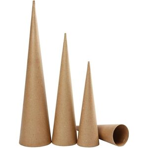 Creativ Company 265040 Adorno navideño - Conjunto de conos de papel Creativ Company 265040 Adorno navideño - Conjunto de conos de papel