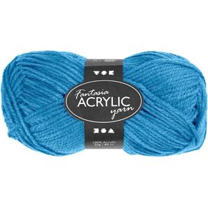 Fantasia akryl garn - 80m, turkis, 50g - Garn Fantasia akryl garn - 80m, turkis, 50g - Garn