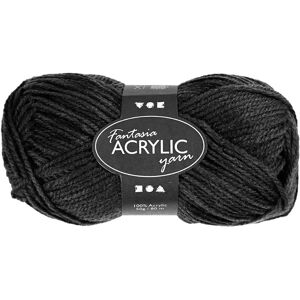 Creativ Company Sort Akryl Garn - Garn Creativ Company Sort Akryl Garn - Garn