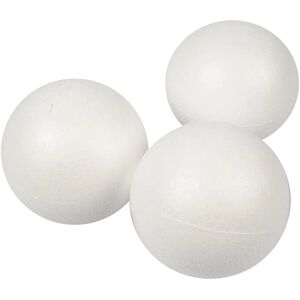 Creativ Company 54308 Art/ Craft Toy - Polystyrene Balls 8cm, White - Craft Toy Creativ Company 54308 Art/ Craft Toy - Polystyrene Balls 8cm, White - Craft Toy