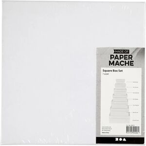 Creativ Company 26419 White Storage Box Set of 7 Creativ Company 26419 White Storage Box Set of 7