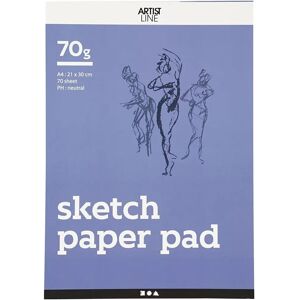 CC Hobby A4 Tegnepapir 70 Ark - Høj kvalitet CC Hobby A4 Tegnepapir 70 Ark - Høj kvalitet