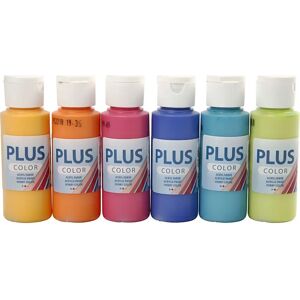 Plus Color Akrylmalingssæt - 6 farver - Malerier Plus Color Akrylmalingssæt - 6 farver - Malerier
