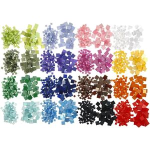 CC Hobby Mini-Mosaik - 5x5+10x10 mm, 2 mm dicke - Bastelbedarf CC Hobby Mini-Mosaik - 5x5+10x10 mm, 2 mm dicke - Bastelbedarf