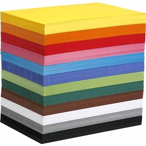 Carton A4 Coloré Creotime - 1200 Feuilles - Scrapbooking et Création - Publicité Carton A4 Coloré Creotime - 1200 Feuilles - Scrapbooking et Création - Publicité