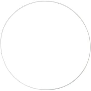 Creativ Company 52413 White Metal Wire Ring - Art/Craft Toy Creativ Company 52413 White Metal Wire Ring - Art/Craft Toy