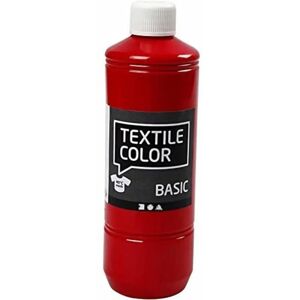 CC Hobby Red Textile Color Paint - 500ml - High Quality Fabric Paint CC Hobby Red Textile Color Paint - 500ml - High Quality Fabric Paint