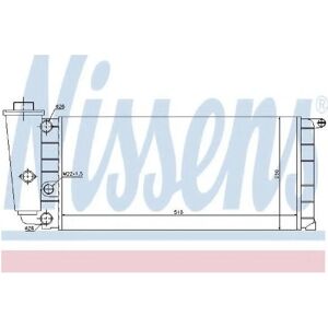 Radiatore in alluminio NISSENS 61837 - Sistema di raffreddamento Radiatore in alluminio NISSENS 61837 - Sistema di raffreddamento