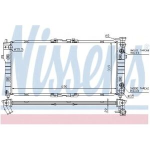 NISSENS 62393 Alumiinijäähdytin Mazda 626 V/IV, Xedos 6, MX-6 - Radiator NISSENS 62393 Alumiinijäähdytin Mazda 626 V/IV, Xedos 6, MX-6 - Radiator