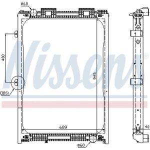 NISSENS 62870A Alumiinilämmitin - Moottorin jäähdytys NISSENS 62870A Alumiinilämmitin - Moottorin jäähdytys