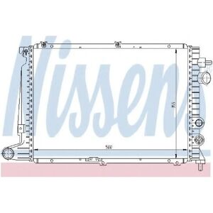 Radiador de aluminio NISSENS 63057 para Opel Calibra A y Vectra A - Sistema de enfriamiento Radiador de aluminio NISSENS 63057 para Opel Calibra A y Vectra A - Sistema de enfriamiento