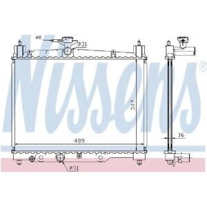 Nissens Yaris Aluminium Radiator - Cooling System Nissens Yaris Aluminium Radiator - Cooling System
