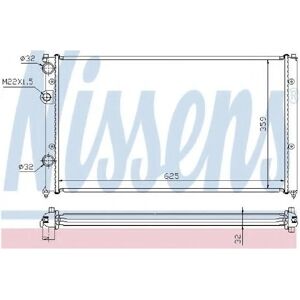 Nissens 652551 Alumiininen jäähdyttimen radiatori Seat Ibiza 2 - Radiator Nissens 652551 Alumiininen jäähdyttimen radiatori Seat Ibiza 2 - Radiator