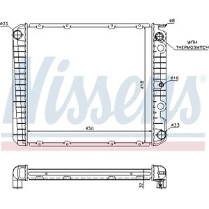 NISSENS Volvo Alumiinilämmitin 65525A - Jäähdytysjärjestelmä NISSENS Volvo Alumiinilämmitin 65525A - Jäähdytysjärjestelmä