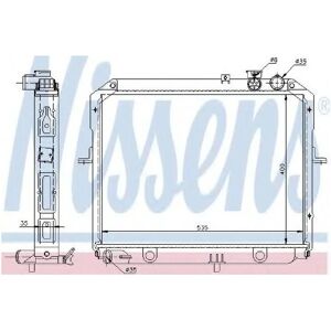 NISSENS K2700 Aluminium Radiator med Ram - Radiator NISSENS K2700 Aluminium Radiator med Ram - Radiator