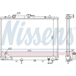 Radiatore NISSENS 68154 - Sistema di raffreddamento Radiatore NISSENS 68154 - Sistema di raffreddamento