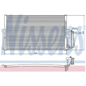 Nissens - Condensatore A/C - Alluminio, Senza Essiccatore Nissens - Condensatore A/C - Alluminio, Senza Essiccatore