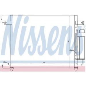 Nissens 94640 Aluminium A/C Condenser for Daewoo Chevrolet Nissens 94640 Aluminium A/C Condenser for Daewoo Chevrolet