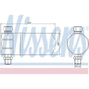 Nissens 95115 - Deshumidificador de Aire Acondicionado para VW Passat B5 Variant, Audi A6 C5 Nissens 95115 - Deshumidificador de Aire Acondicionado para VW Passat B5 Variant, Audi A6 C5