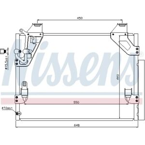 NISSENS 940082 Condensatore in alluminio - Radiatore di climatizzazione NISSENS 940082 Condensatore in alluminio - Radiatore di climatizzazione