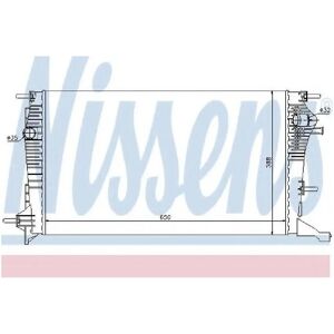 Nissens malli 637607 jäähdytin - Jäähdytysjärjestelmä Nissens malli 637607 jäähdytin - Jäähdytysjärjestelmä