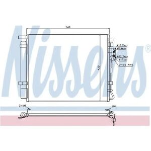 Nissens 940272 Alumiininen ilmastointikondeksi kuivaimella - Kia Sorento II 2.0-2.2 4WD Nissens 940272 Alumiininen ilmastointikondeksi kuivaimella - Kia Sorento II 2.0-2.2 4WD
