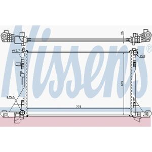 Nissens 2.3L Aluminium Radiator - Engine Cooling System Nissens 2.3L Aluminium Radiator - Engine Cooling System