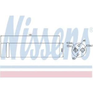 Nissens 95481 Secador de aire acondicionado - Secador de aire acondicionado Nissens 95481 Secador de aire acondicionado - Secador de aire acondicionado