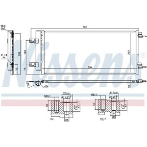 Nissens Aluminium Klima Kondensator - First Fit - 694x293x16mm Nissens Aluminium Klima Kondensator - First Fit - 694x293x16mm