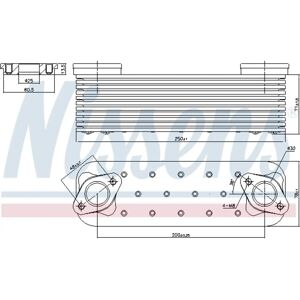 NISSENS 90827 Öljyjäähdytin - Vesikylmä NISSENS 90827 Öljyjäähdytin - Vesikylmä