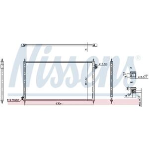 NISSENS 940917 Aluminium Luftkondensator HONDA - Luftkonditionering NISSENS 940917 Aluminium Luftkondensator HONDA - Luftkonditionering