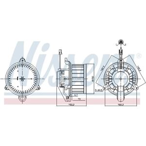 NISSENS 87579 Ventilatore abitacolo - MERCEDES-BENZ NISSENS 87579 Ventilatore abitacolo - MERCEDES-BENZ